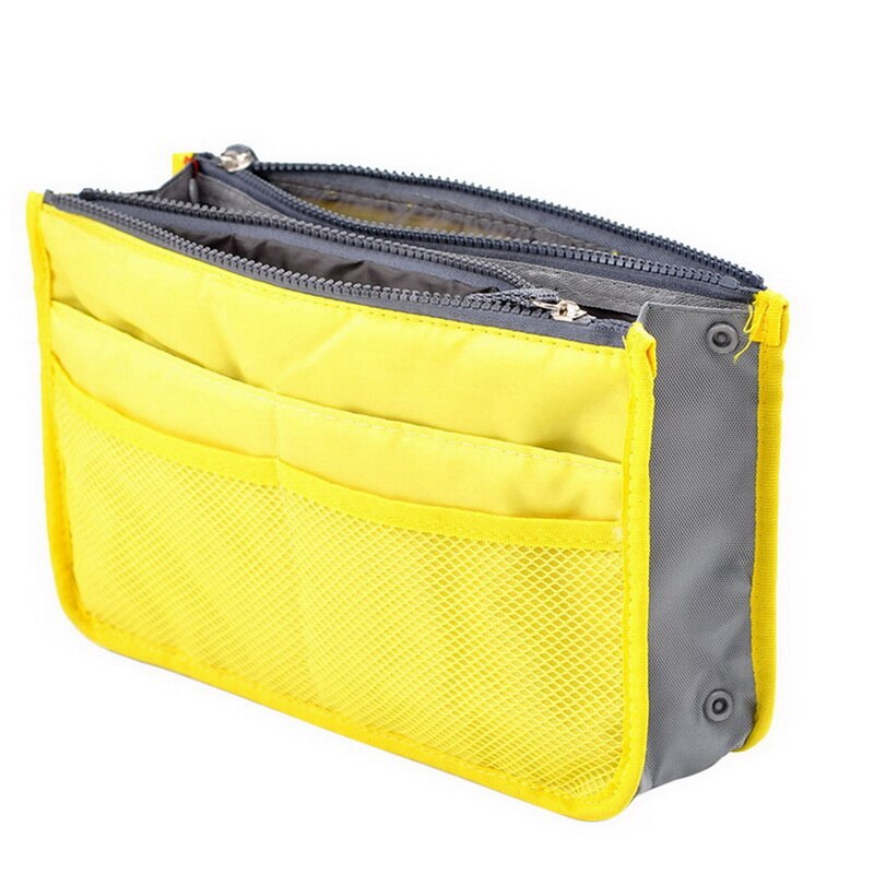 Urijk High Capacity Portable Useful Zipper Storage Bag Travel Handbag Women Cosmetic Storage Bag Organizer Makeup Casual: 3