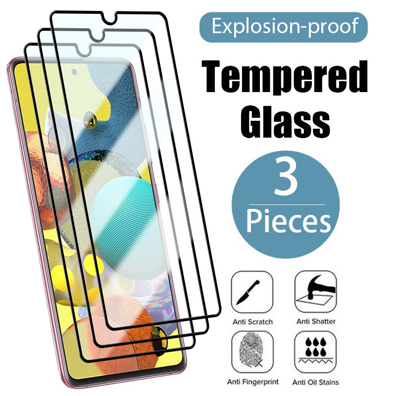 Protecteur d&#39;écran, 3 pièces, couverture complète en verre trempé pour Samsung Galaxy A52S A32 A22 5G S22 A52 A51 A12 A71 A50 A70