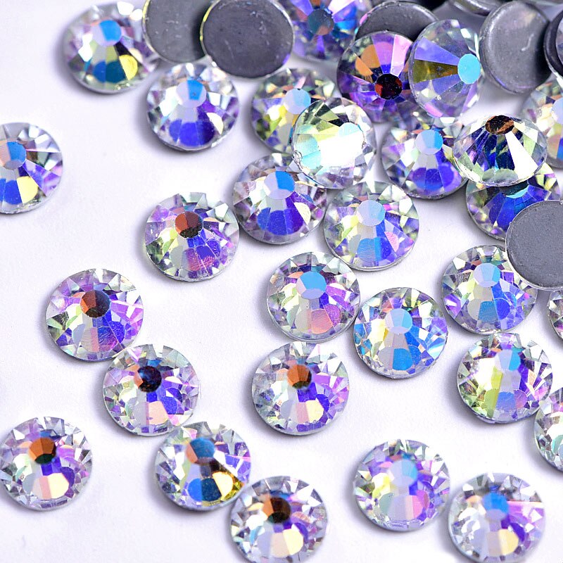 2028 Crystal Moon Night Hotfix Steentjes Maanlicht Plaksteen Crystal Fix Stones Strass Glitter Voor Handwerken Kleding Y3850