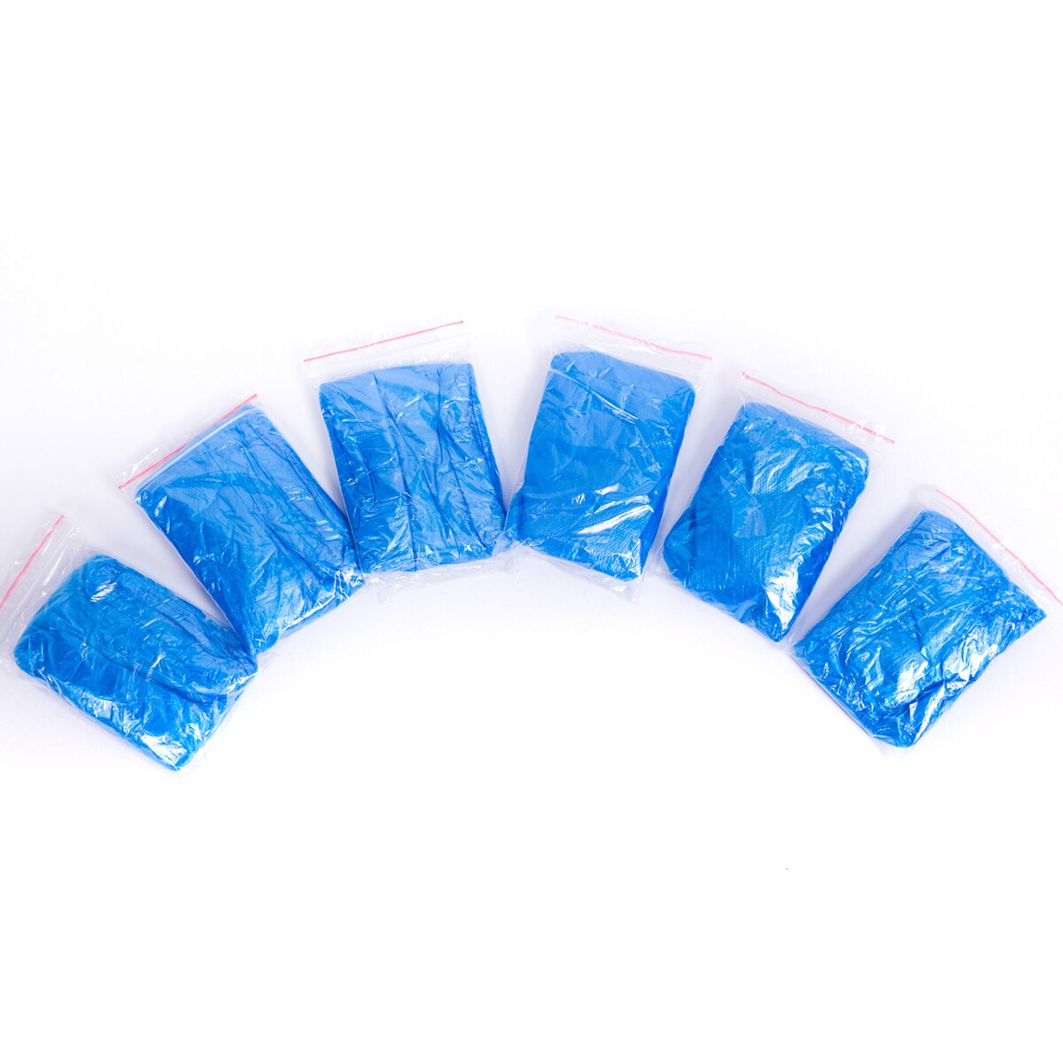 1 Pair Disposable Shoe Covers PE Waterproof Overshoes Rainproof Long Tube Protective Shoe Covers