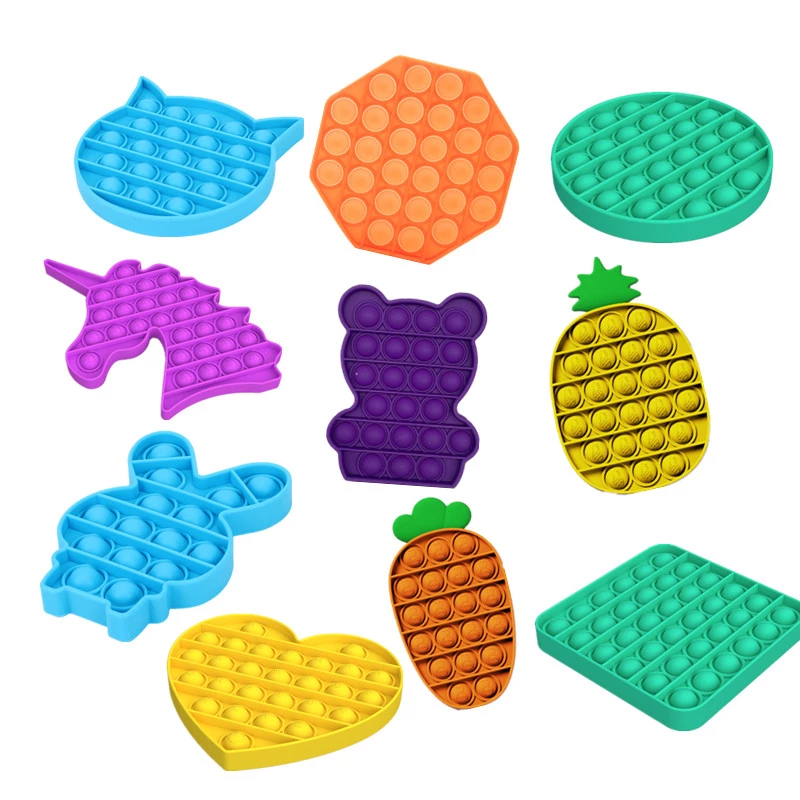 PopIt-caja de juguete sensorial para adultos y niños, juguete antiestrés, antiestrés