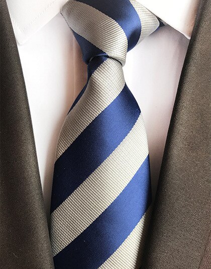 Gusleson 8Cm Mannen Zijden Stropdas Effen Plaid Gestreepte Stropdassen Voor Mannen Formele Zakelijke Bruiloft Accessoires Stropdas Voor Man Party
