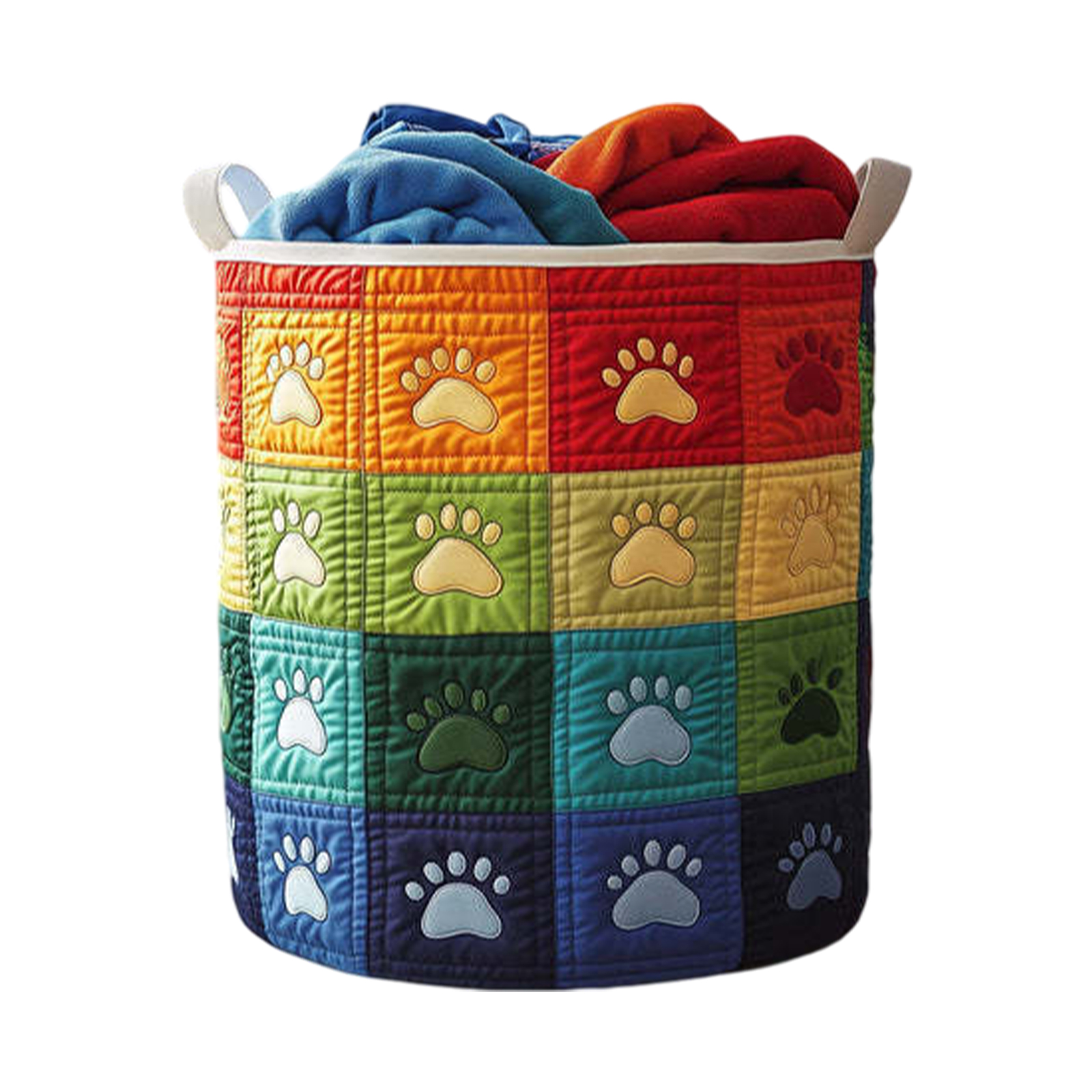 Gestikte wasmand met handvat, boho kledingopbergmand, vintage stof, bloemenopbergmand voor kinderkamer en wasruimte: DONKERGRIJS
