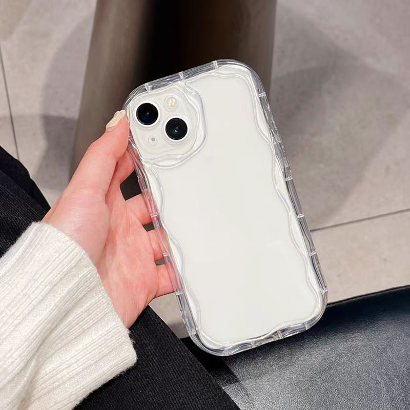 Custodia Cover per Oppo Realme C55 in TPU silicone morbida trasparente f. T2