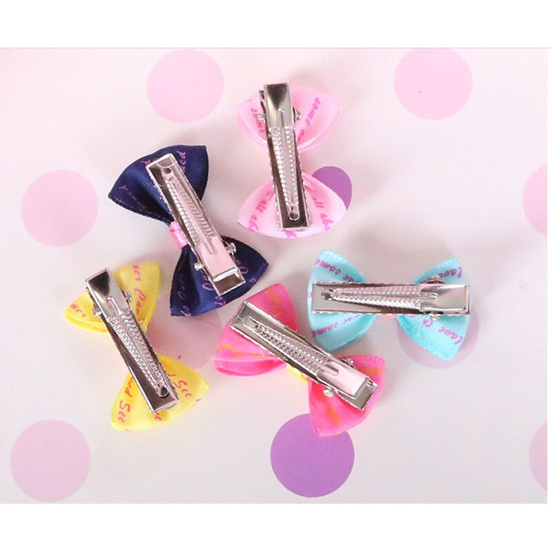 Accesorios para el pelo para perros pequeños, lazos, tocado, suministros para mascotas, pinzas para el pelo, accesorios de lazos de mesa con banda de goma