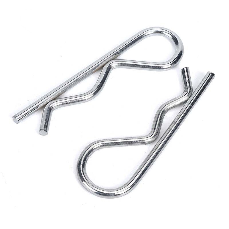 Pinces à cheveux en acier de Type R pour tracteur de voiture, 100 pièces, M1 M1.2 M1.6 1:8 1:10