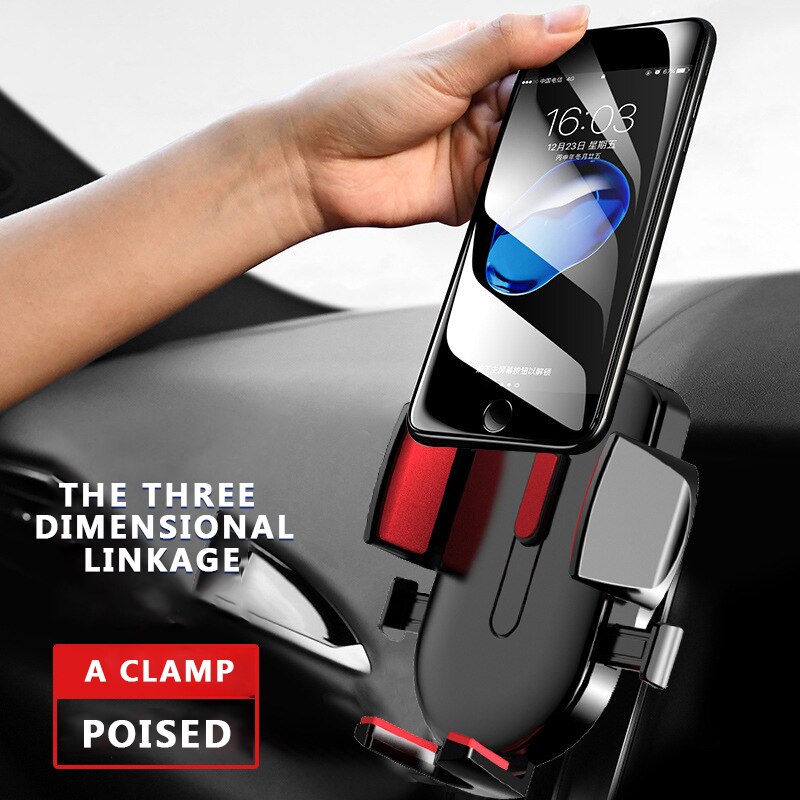 LISM Sucker Car Phone Holder Mobile Phone Holder Stand in Car No Magnetic GPS Mount Support For iPhone 11 Pro Xiaomi Samsung