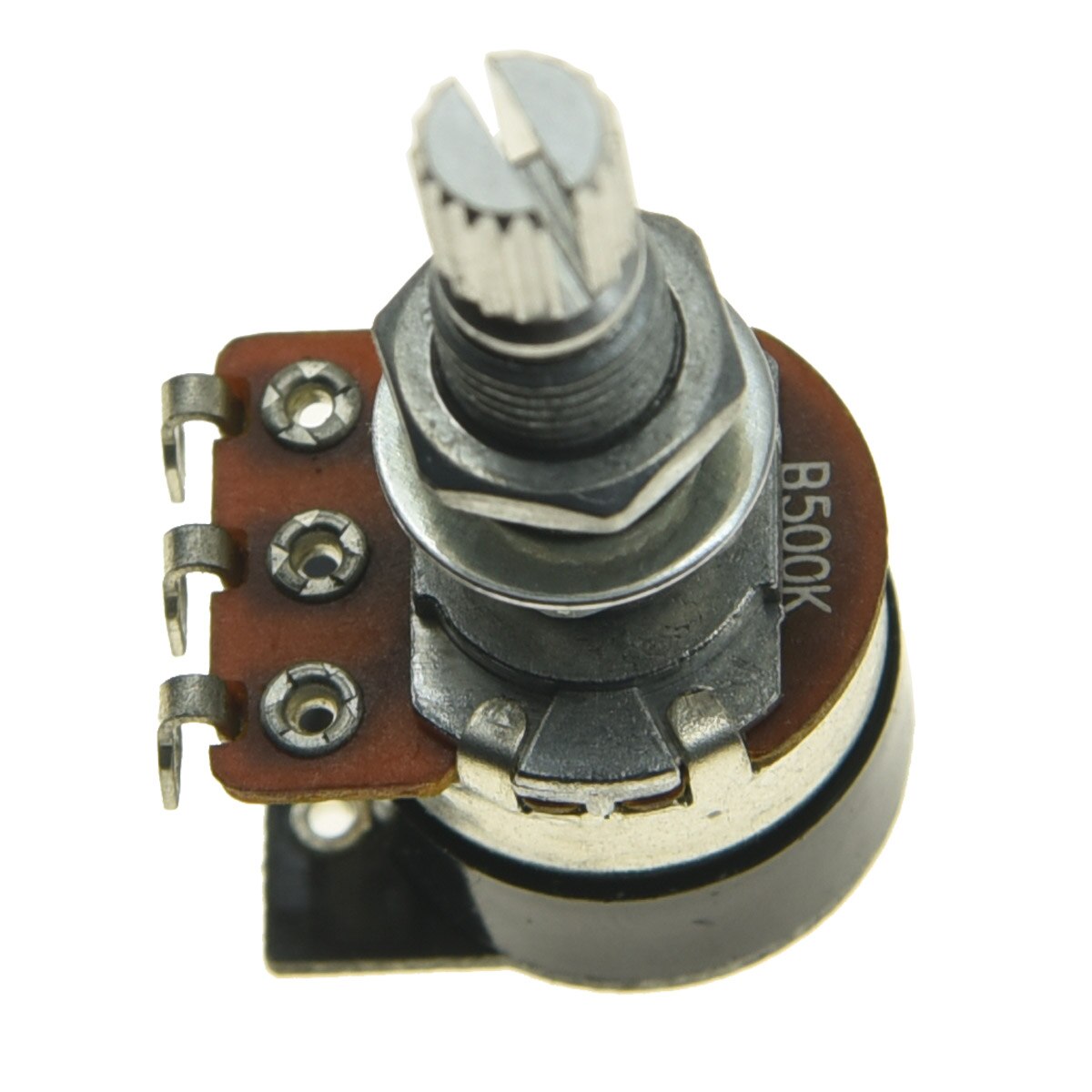 Shadow Kill Pot Guitar Bass Potentiometer w/ Push Switch to Kill the Sound Audio/Linear Taper A25K/A250K/A500K/B25K/B250K/B500K: B500K