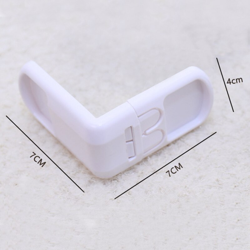 Serrure de sécurité pour enfants, 3 pièce/ensemble 90 degrés, double bouton à pression, verrouillage de sécurité multifonctionnel à angle droit, fournitures pour bébés