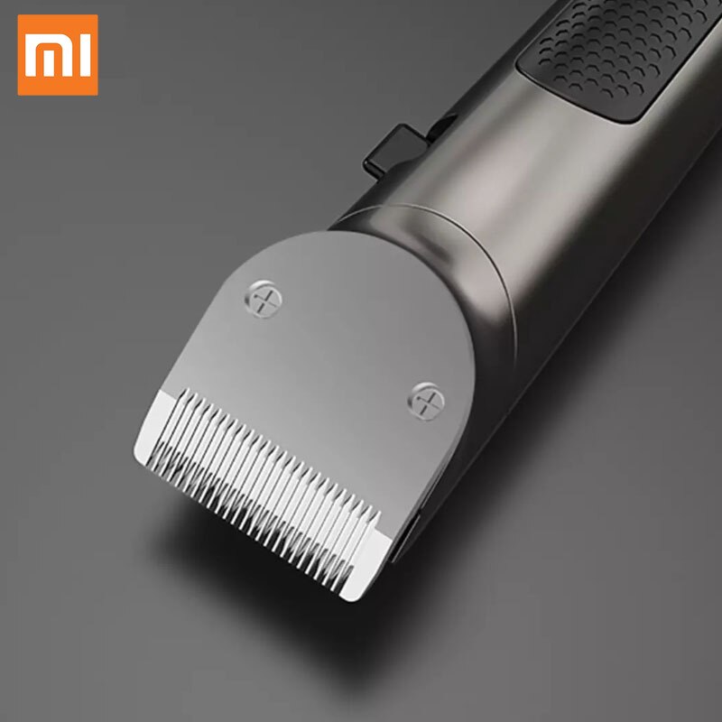 Xiaomi riwa hårklippare personlig elektrisk trimmer laddningsbart starkt stålskärhuvud med tvättbar led-skärm