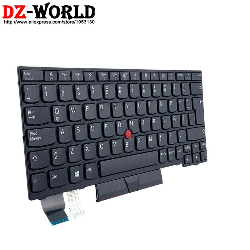 Original LAS Latin Spanish Keyboard for Lenovo Thinkpad X280 A285 X390 X395 L13 L13 Yoga Laptop 01YP883 01YP003