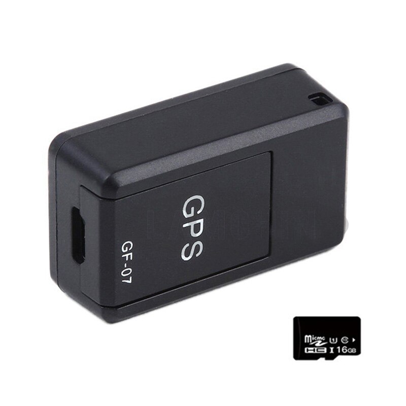 Freies Installation Magnetische Mini GF-07 GPS-Tracker SOS Verfolgung Geräte Für Fahrzeug Auto Art Standort-Tracker Lokalisierer Systeme: GPS mit 16G TF Karte