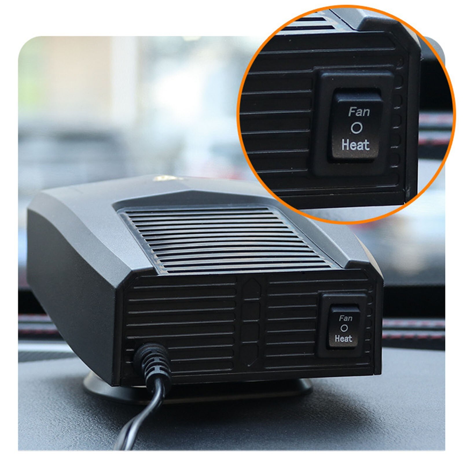 4# Car Heater Car Heating Fan Car Defrost Heater Snow Demister 12v Small Heater Car Windscreen Defrosting Defogging Device