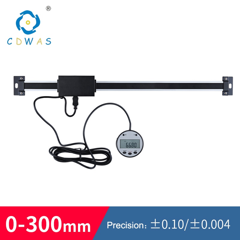 Escala Lineal Digital de lectura remota magnética, unidad de escala electrónica con pantalla externa de 0-150mm / 0-200mm / 0-300mm 0,01mm