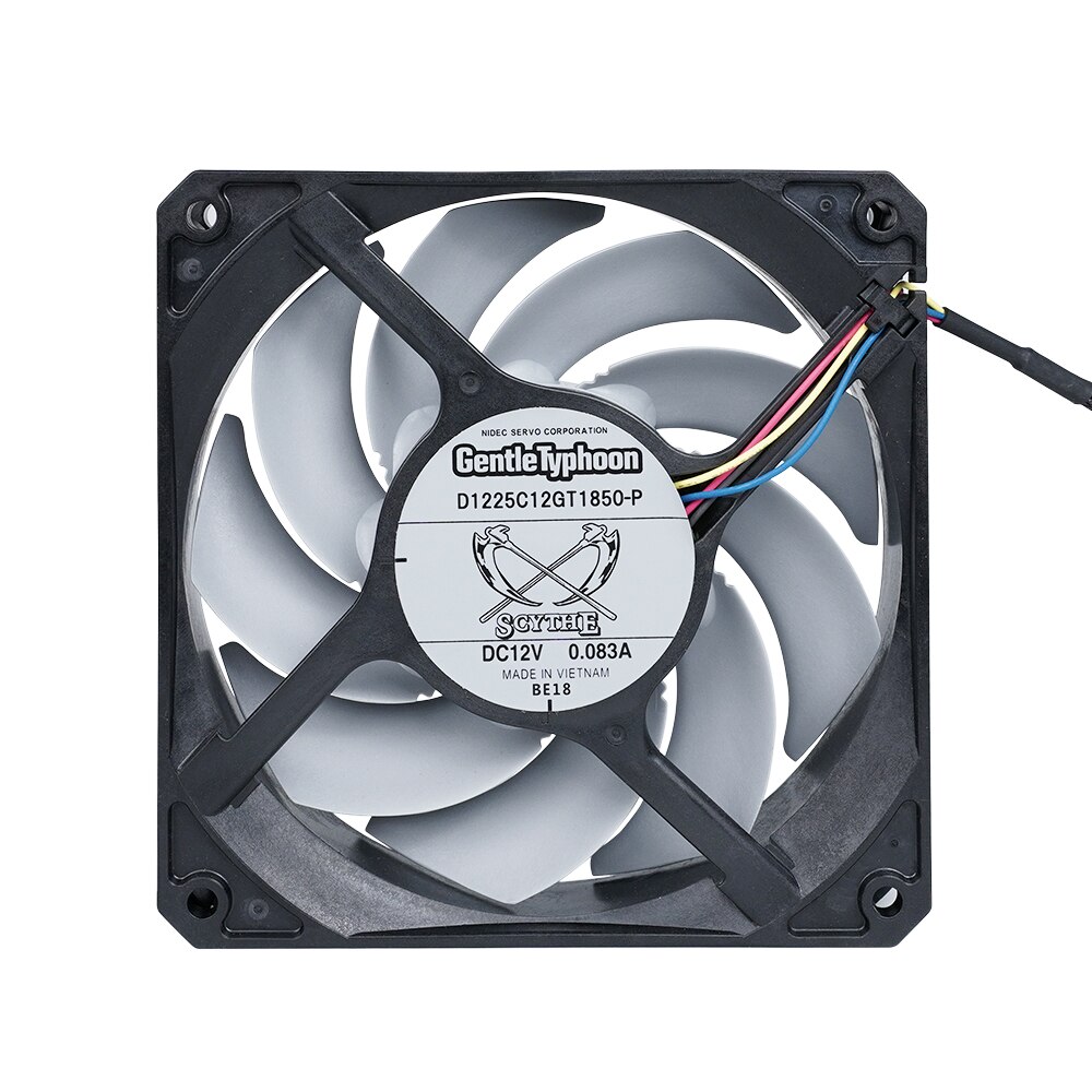 SCYTHE Gentle Typhoon GT1850 2150 PWM GT3000 PWM Computer Case Fan,Covered Wire 12cm 4pin Fan Cooler Master Fit 120MM Fan