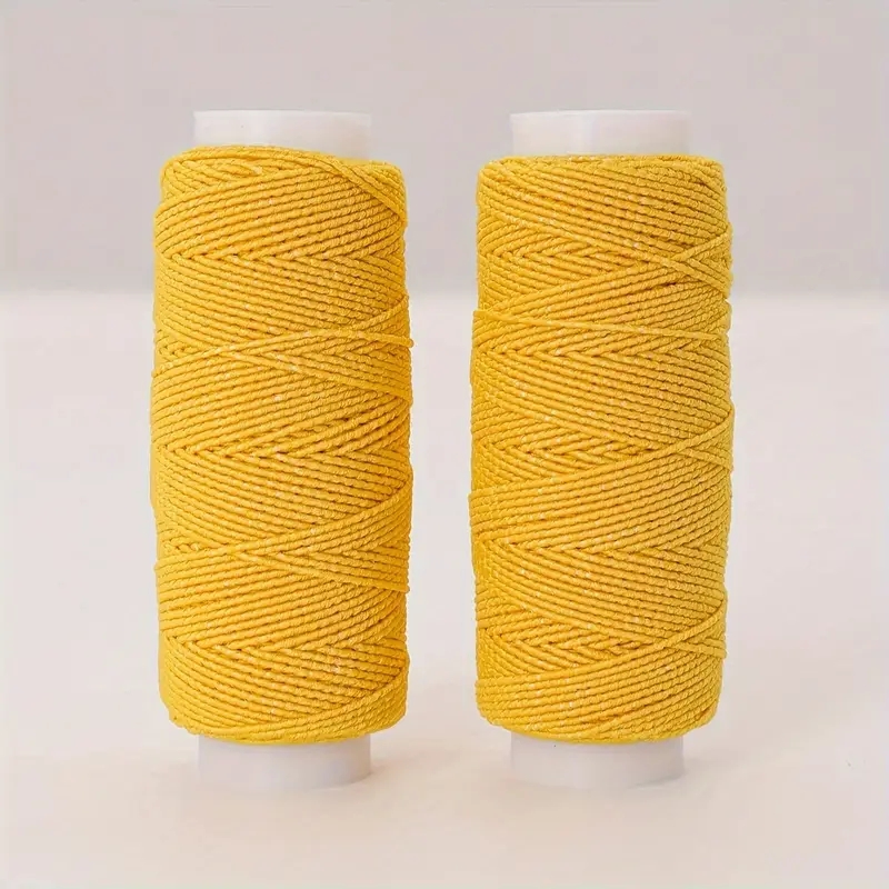 2pcs Colorful Elastic Thread Sewing Machine Bottom Line Elastic Thread Polyester Fine High Elastic Thread Color Rubber Band: Light Green