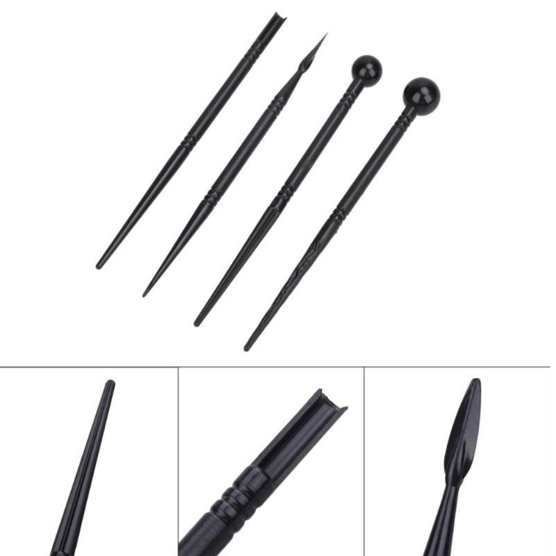 4 Pcs /Set Clay Tools Sculpting Kit Smoothing Wax Pottery Ceramic Shapers Modeling Carved Tool Perfect