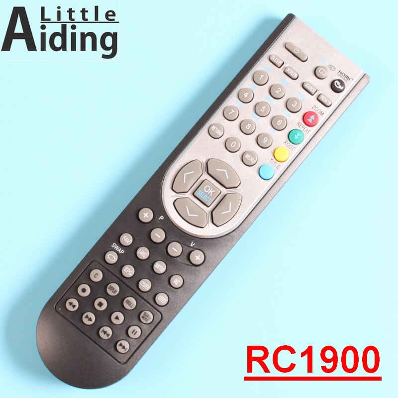 RC1900 télécommande pour Waltham TV WT1912B2 WLHD1913B WT2211WPVR WT2209DVX WT32842B WTHD3215MSB WLHD32MS12B