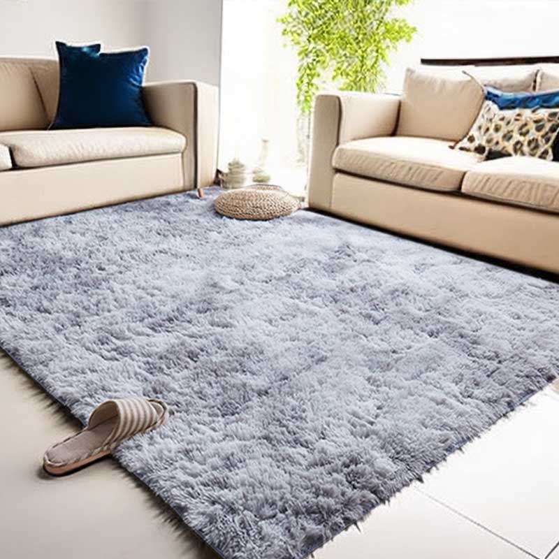 Alfombra de felpa para sala de estar, cojines para el suelo del sofá, alfombra moderna suave y esponjosa para el hogar, alfombra de juego para dormitorio de niños, de navidad: 2.000 mm x 2.000 mm / Rojo
