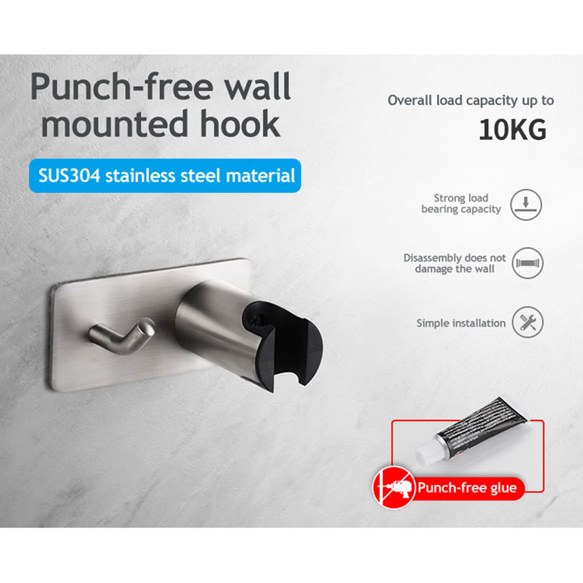 Ecofresh Handheld Toilet bidet sprayer set Kit Stainless Steel Hand Bidet faucet for Bathroom hand sprayer paper roll holder