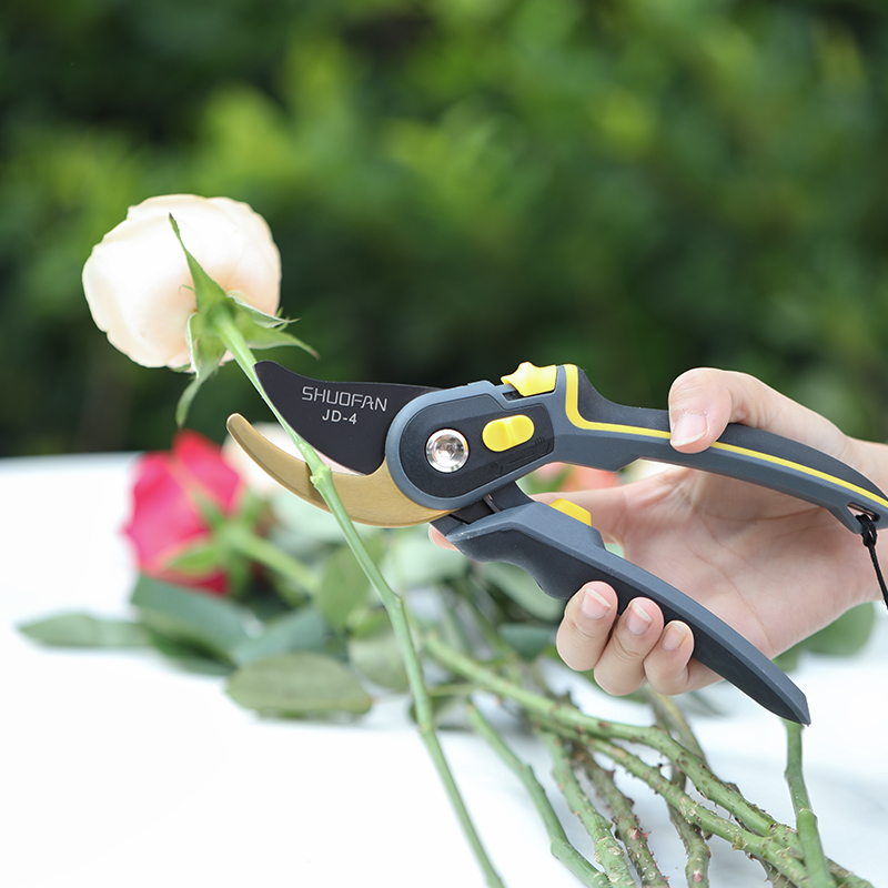 Powerful Garden Pruners Trim Metal Cutting Scissors Hand Tools Shears Grafting Secateurs Flowers Branch Cutter Plant Pruning