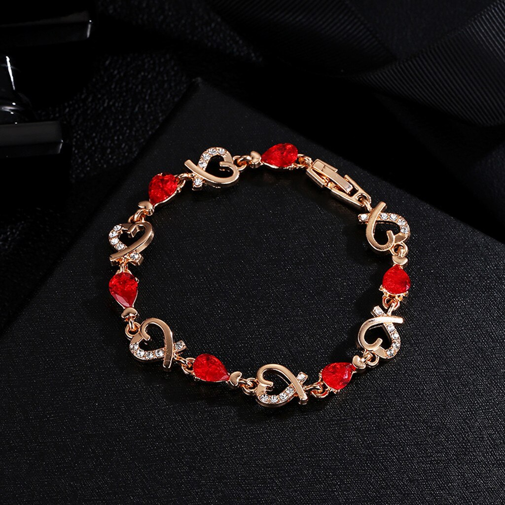 OTOKY Neue Frauen Strass Kristall Armbinde Armreif Liebe Valentinstag Hochzeit Braut frauen Schmuck Weihnachten