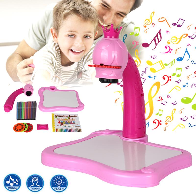 Novelty Projection Drawing Machine Light Radiation Cartoons for Crown