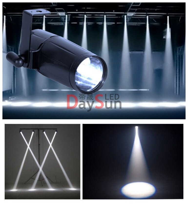 , 3W, foco LED de pines, rojo, verde, azul, foco blanco para bolas de espejo, en casa, DJ, discoteca, barra de efectos, luz para escenario