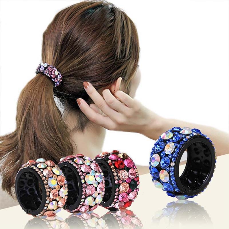 Horquillas con diamantes de imitación brillantes para niña y mujer, accesorios para el cabello, pinzas para el pelo, pasadores de cristal