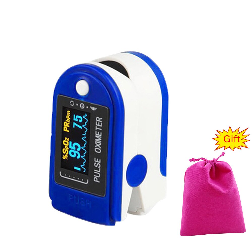 Draagbare Automatische Digitale Display Pols Bloeddrukmeter Apparaat Heart Beat Rate Pulse Meter Meet Tonometer Kits: Oximeter