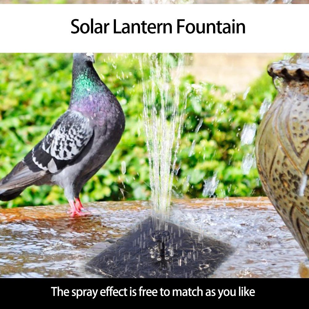 Floating Solar LED Fountain Garden Water Fountain Pool Pond Decoration Solar Panel Powered Fountain Water Pump Garden Decoration