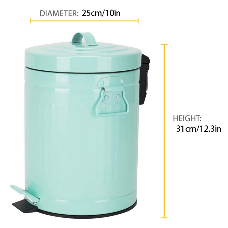 Large Bathroom Trash Bin Recycle Storage Baskets Trash Can Bedroom Office Suitable Cubo Basura Household Cleaning Dustbin E5