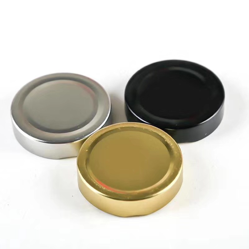 Honey glass bottle sealed jar high straight straight extra high lid round bottle kitchen storage jar jam pickle bottle