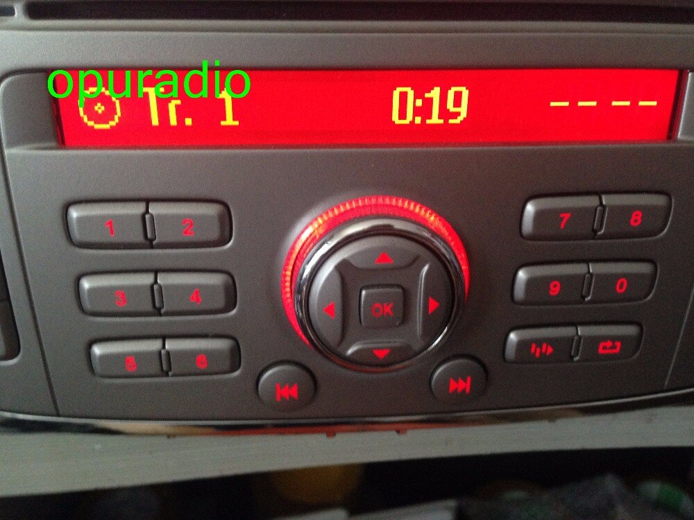 Origianl enkele disc cd radio CD1053 9M5T-18C939-JK met MP3 USB voor ford auto cd-speler