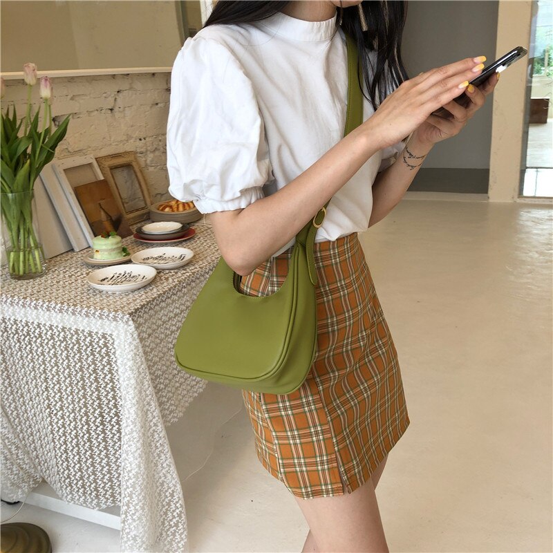 Vintage femmes sacs à bandoulière en cuir PU dames bandoulière sacs de messager sac à aisselles dame portefeuille et sacs à main noir bolsa