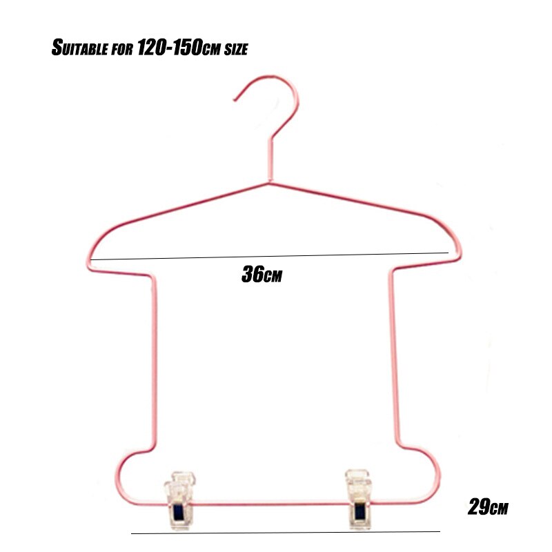 One-piece Clothing Collocation Hangers Adult or Child size Clothing Display hanger for Household clothing store Go viral influen: M child pink / 2 pcs