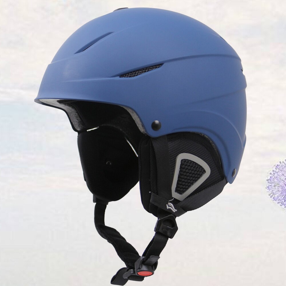 Ski Helmet Snowboard Helmet Men Skating Skateboard Skiing Protective Prop with Regulator (Matte Blue, S/M, 56-59cm)