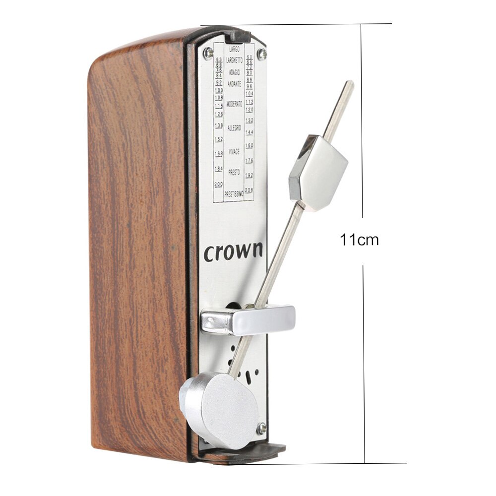 Portable Mini Mechanical Metronome Universal Metronome 11cm Height for Piano Guitar Violin Ukule Chinese Zither Music Instrument
