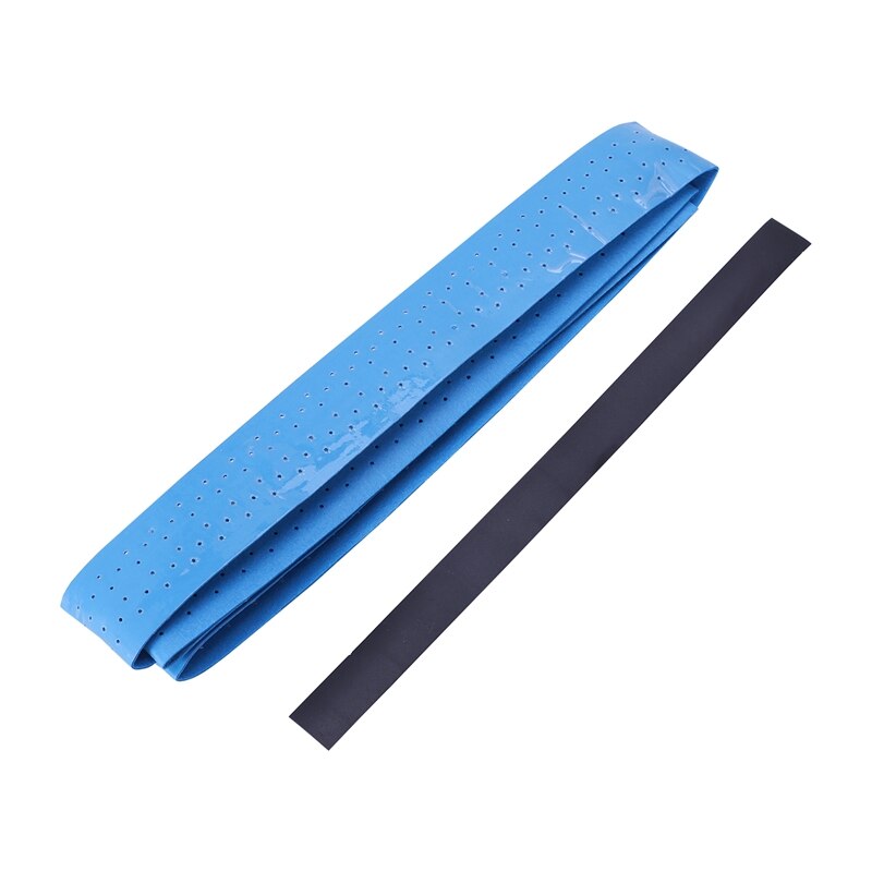 2 stk anti-slip perforeret superabsorberende tennis overgreb badminton overgreb squash ketsjer greb tape