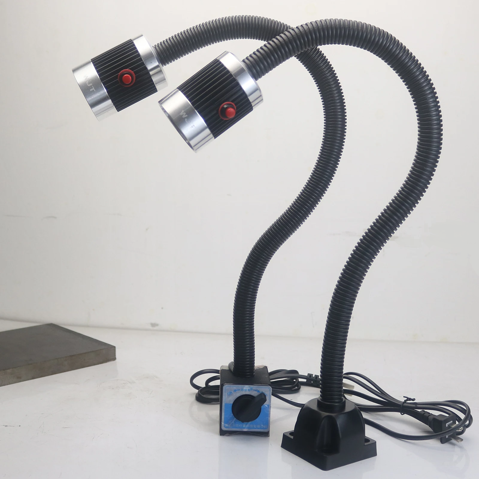 LED CNC Werkzeugmaschine Arbeitslampe Drehmaschine langer Schwanenhals Werkstatt Arbeitsscheinwerfer Magnetisch / Schraubsockel Superhelle Industrielampe