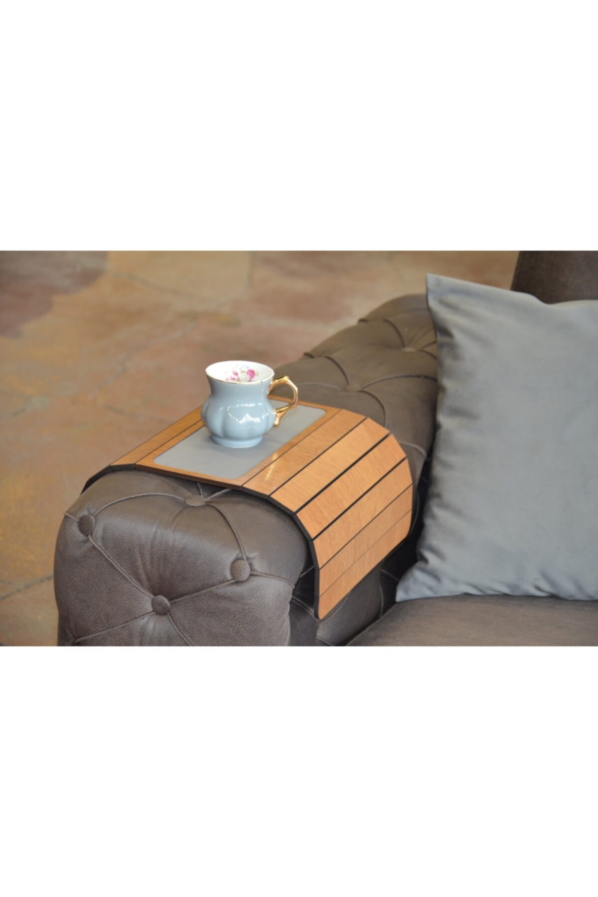 Table basse pliante en bois, Portable, noire, 50cm x 27.8cm: 1