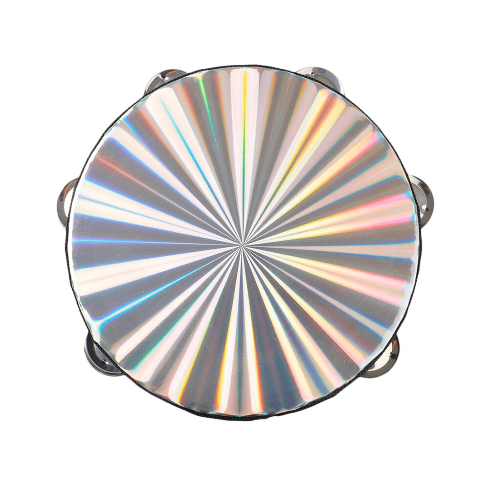 1pc Musical Hand Drum Percussion Printed Bell Drum Handheld Musical Instrument