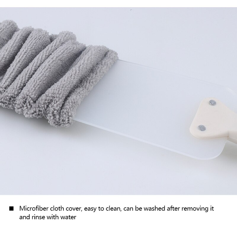 Flexibilidad Gap limpieza artefactos retráctil cepillo de limpieza cabecera cepillo para polvo pincel de mango largo