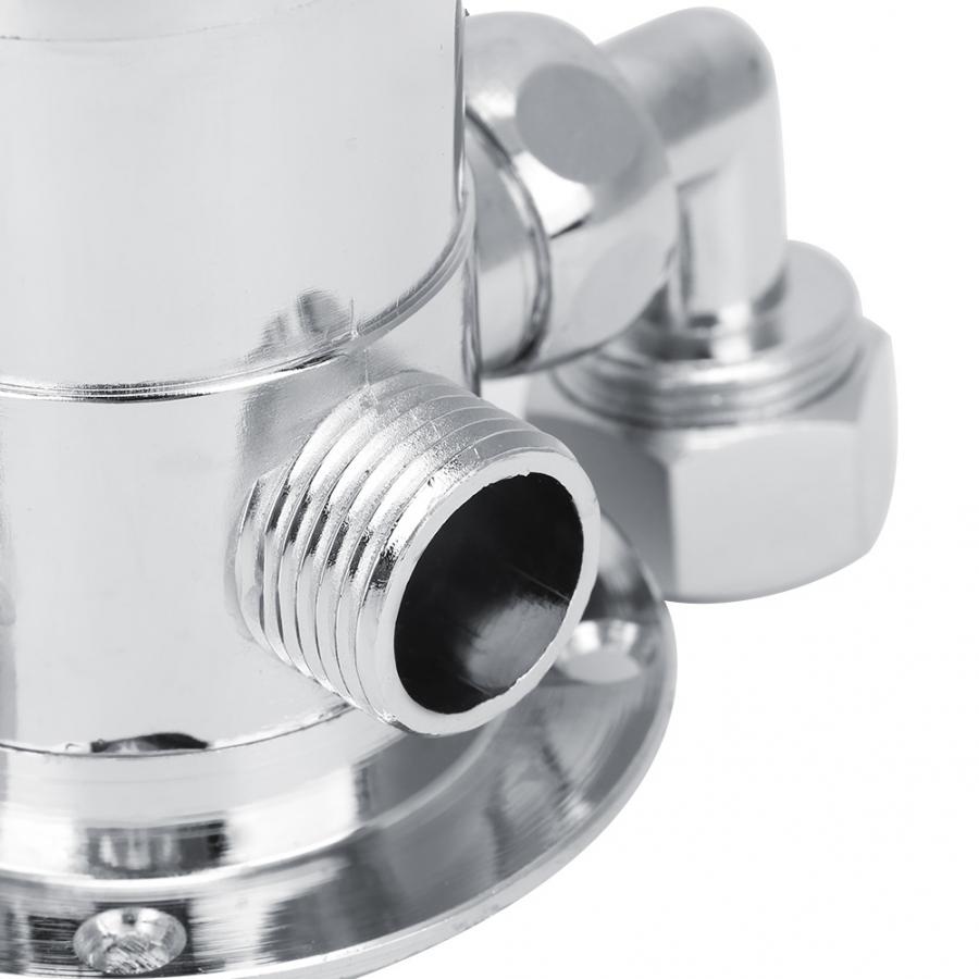 Adaptateur en forme de T G1/2 po, connecteur pour vanne d'angle pour pomme de douche salle de bains séparateur d'eau, inverseur, vanne de mélange