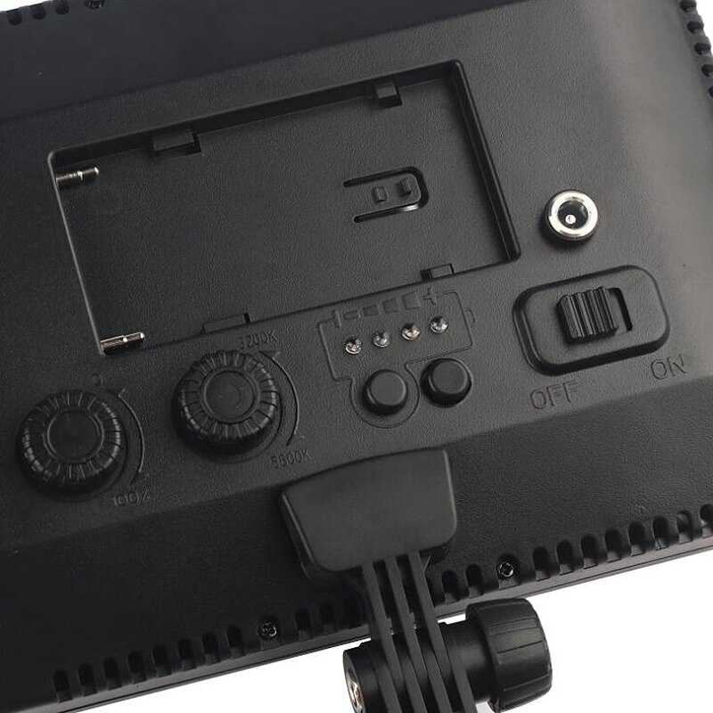 LED lumière vidéo LCD multicolore et Dimmable DSLR Studio lumière LED panneau de lampe pour caméra DV caméscope RGB atmosphère lumière