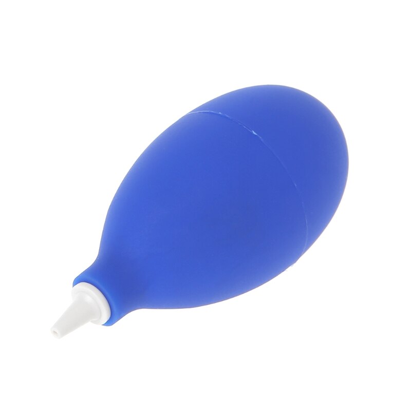 Rubber Metalen Mond Air Blower Pomp Dust Cleaner Tool Voor Digitale Camera Lens: Blauw