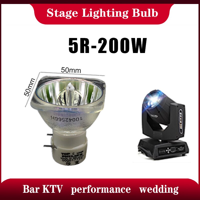 Sales 5R 200W Lamp Moving Beam 200 Lamp 5r Beam 5r Halogeenmetaaldamplampen Msd Platinum 5r Lamp stage Licht