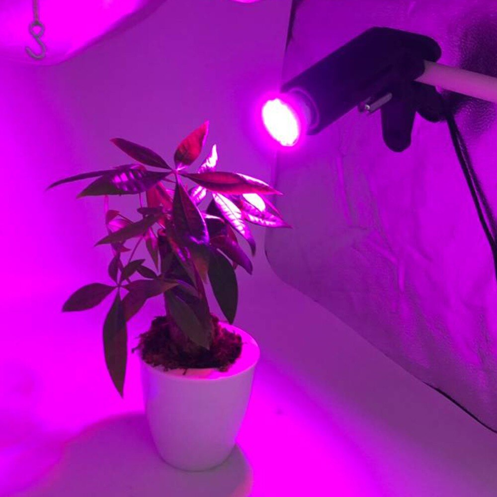 220V 4W Plant Grow Light Greenhouse E27 LED Plant Lamp Garden Grow box Flower seedling pot Growth Fill Light