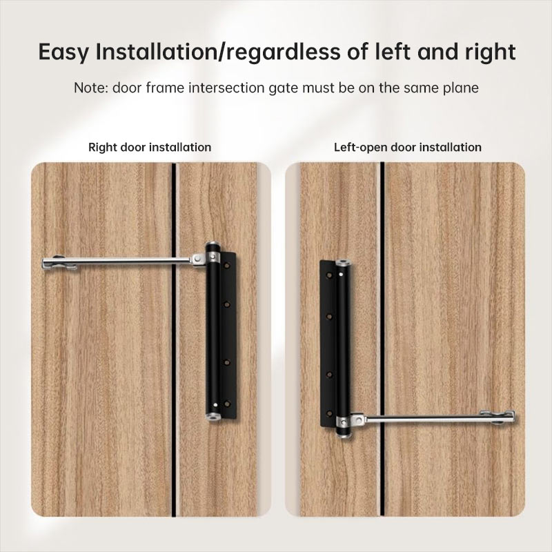 Adjustable Door Closers Surface Mounted Automatic Stainless Steel Spring Closing Door Closer Fire Rated Door Stopper Hardware