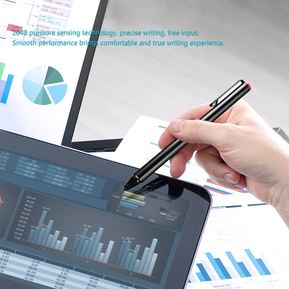 2048 Touch Stylus Pen for Lenovo Thinkpad Yoga460/260/520/530/720/900s MIIX 4/5 MIIX 510/700/710/720 Flex 15 Active Pen